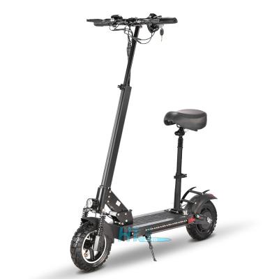 China HIMOTO Unisex Electric Scooter With Seat 500W Pedal Electric Scooter Electric Bicycle for sale