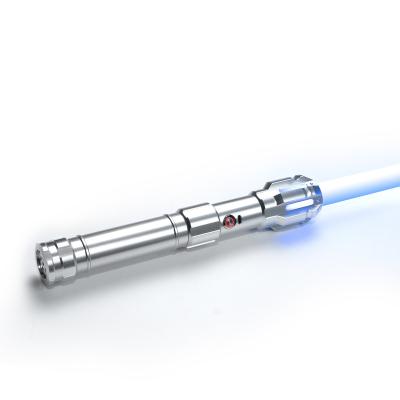 China Cosplay FOC Lightsaber Heavy Dueling Handle With Infinite Color Changing Multiple Sound Effect Light Up Sith Metal MAX Black Unisex Toys for sale