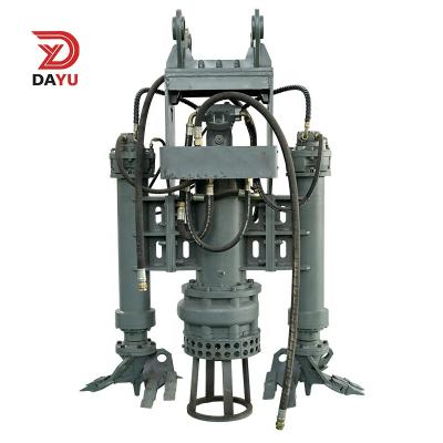 China Marine Big Capacity Hydraulic Sand Submersible Dredge Pump Slurry Pumps Submersible Dredge Pump with Cutter Head for sale