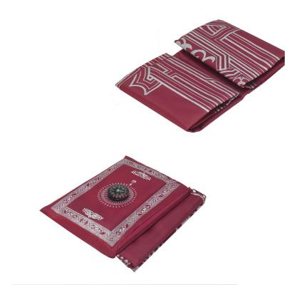 China Wholesale islamic prayer mat Adhesive-protective travel prayer mat prayer cover sejadah for sale