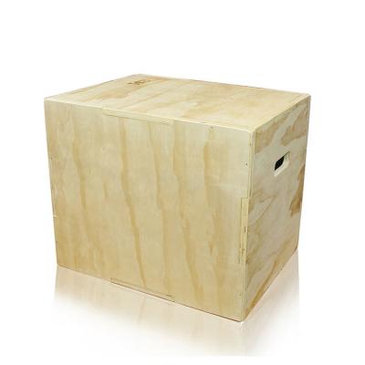 China Quality Plyometric Wooden Jump Box for Cross Fit Agility Jump Training and Vertical Plyo Workouts for sale