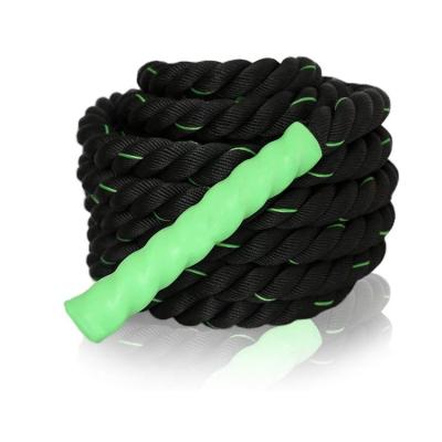 China Durable 28mm 38mm 50mm Arm Strength Cross Fitness Rope, Core Battle Rope Physical Training Rope for sale