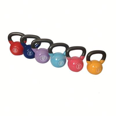 China Universal Neoprene Colored Vinyl Dipping Kettlebell for sale