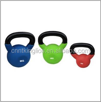 China Fitness Weightlifting Customized Colorful Neoprene Training Power Fitness Grip Kettlebell for sale