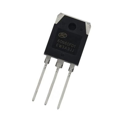 China SGT60N60FD1 standards new and original 60N60FD1 IGBT transistor SGT60N60FD1PN for electric welding machine TO-3P MOSFET transistor for sale