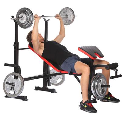 China New Commercial Dumbbell Gym Equipment Universal Adjustable Incline Universal Drop Squat Bench Set for sale