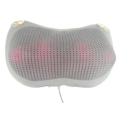 China Comfortable Shiatsu Head/Neck/Back/Shoulder/Waist Kneading Massager With Electric Rotating Heat Car Massage Pillow Massager/Desktop Therapy for sale