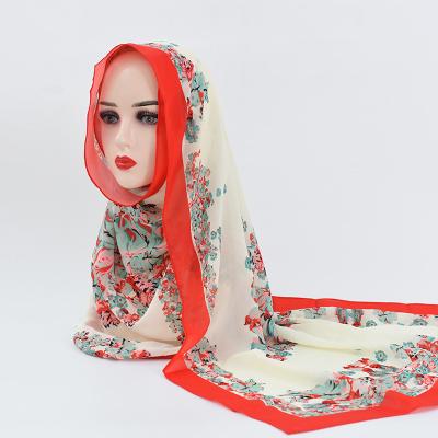 China Custom Light Breathable Chiffon Turban Scarf And Soft Square Scarf Factory Quality Good And Cheap Turban Scarf for sale