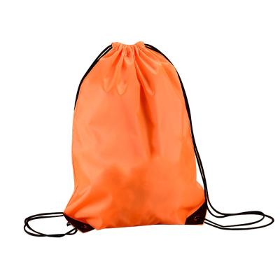 China New Arrival Reusable Shopping Bag Home Folding Sports Bag Polyester Nonwoven Fabric Drawstring Double Side Drawstring Back Bag for sale