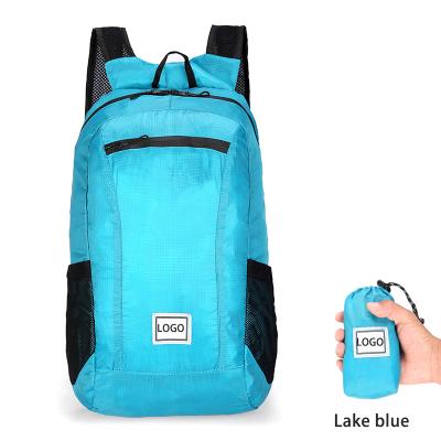 China Factory custom waterproof sports travel high quality waterproof foldable rucksack fashion outdoor camping backpack for sale