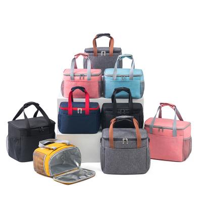 China Fashion Manufacturer Spot Outdoor Lunch Bag Lunch Box Bento Bag Aluminum Foil Insulation Bag Portable Shoulder for sale