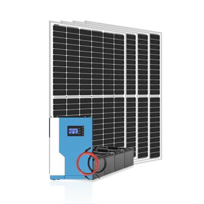 China FADI Home Solar Home Off Grid Solar Generator 3.5kw Solar Power System With 540W Solar Panel Gel Battery Or Lithium Ion Battery for sale