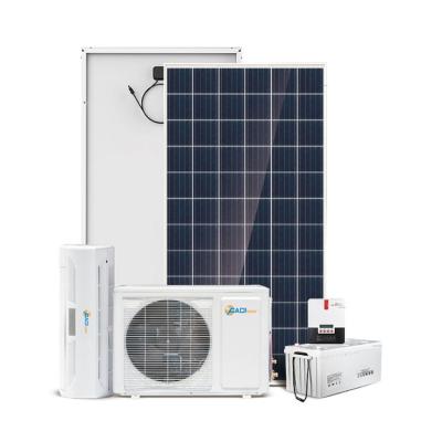 China Hybrid Solar Hotel Air Conditioner Solar AC DC Powered Air Conditioner for sale