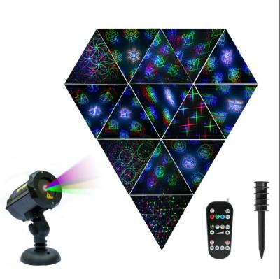 China Image 18 remote control three groups switch outdoor RGB pattern laser light firefly spot light stage laser light for sale