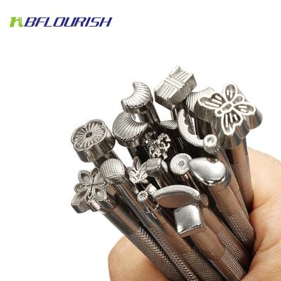 China Leather Cutting Tool FLOURISH 20pcs DIY Leather Craft Cutting Leather Tools and DIY Open Leather Working Tools for sale