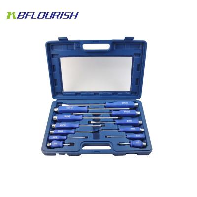 China CRV Factory Supply High Quality CRV Slotted Phillips And Torx Screwdrivers With PP Rubber Grip for sale