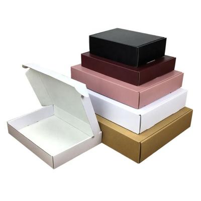 China High Quality Recyclable Custom Printed White Corrugated Cardboard E-Commerce Postal Shipping Box for sale