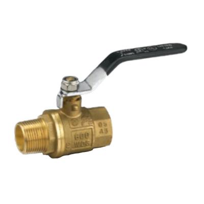 China General Female Thread Forged Brass Ball Valve With Lever For METECH for sale