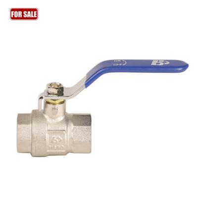 China General PN16 forged brass water female ball valve suitable for piping and heating system for European market for sale