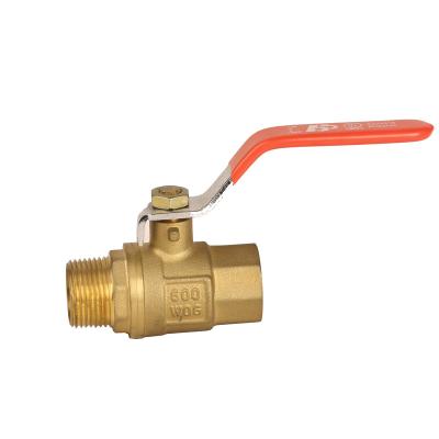 China General Full Port Solder Connections Lead Free Brass Ball Valve for sale