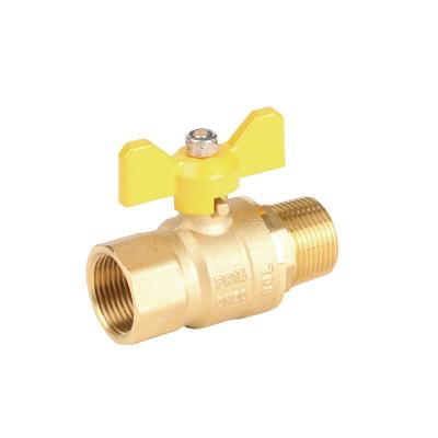 China General Hot Sale 1/2PSI 1/2 Inch Oil Gas Female Threaded Copper Cw617N Forged Brass Ball Valve for sale