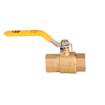 China DN19 NPT General Gauge Port Thread Brass Gas Ball Valve And Fittings Manufacture for sale