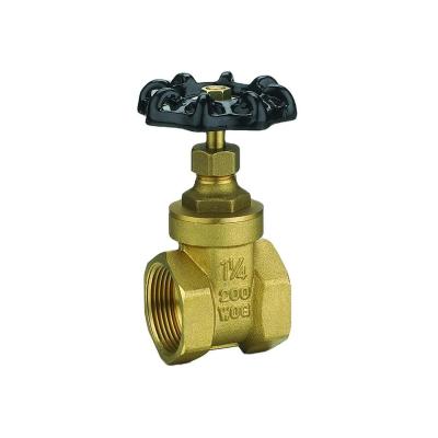 China General China Supplier Brass 1/2 - 2 Inch Female Thread Water Gate Valve for sale