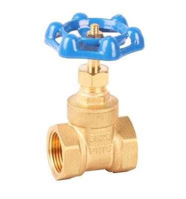 China 1/2 Inch PN16 General High Quality Water Brass Gate Valve With Aluminum Handle for sale