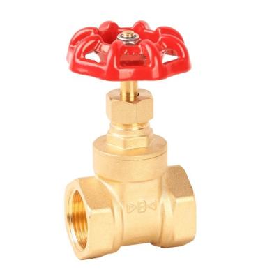 China General 1/2 Inch PN16 Brass Water Gate Valve With Iron Handwheel for sale