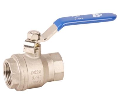 China General 3/8 Inch PN40 Water Valve With Blue Stainless Steel Ball Valve for sale