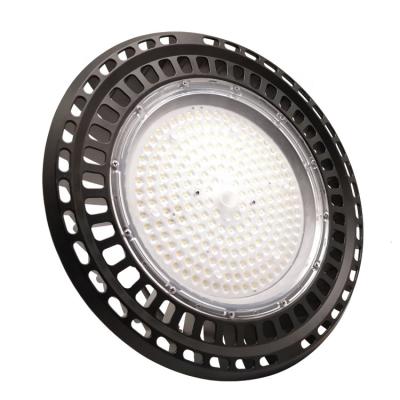 China Warehouse New Arrival High Lumen 190lm/w 60W 100W 150W 200W Microwave Sensor UFO UFO Led High Bay Light With Flicker Free Driver for sale