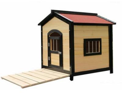 China Breathable Wood Kennel Rabbit House Cat House Rain Proof Outdoor Wooden Pethouse Customization for sale