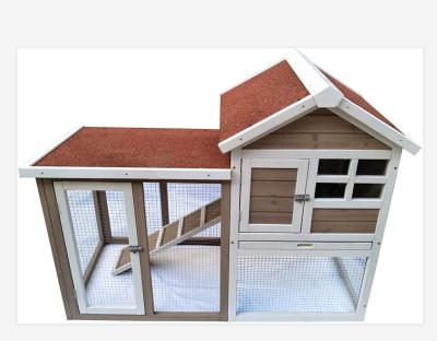 China Breathable outdoor wooden pethouse rabbit cage chicken house wooden rain protection and sun protection,wooden rabbit house for sale