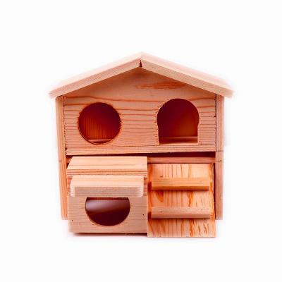 China Custom Wooden Small Animals Hamster House Squirrel House and Other Small Pet House for sale