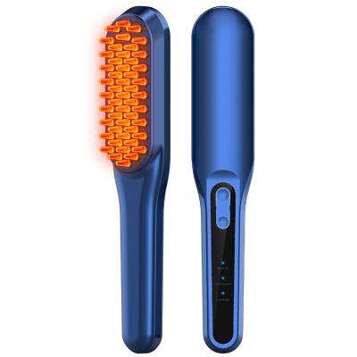 China New Product Laser Massage Hair Comb Anti Hair Loss Comb Shape Massager 2021 for sale