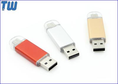 China 16GB USB Type C Flash Drive USB 2.0 Drive Dual Interface Transparent Cap for sale