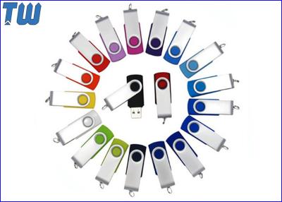 China Classic Twister 1GB Pen Drive Swivel Thumb Drive Device Free Logo Printing for sale