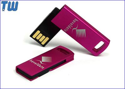 China Metal Twisting 2GB Pen Drives USB Stick Mini Jackknife Type Disk for sale