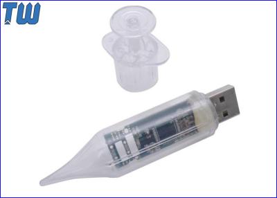 China Promotional Gift Transparent 64GB USB Memory Stick Thumb Drives for sale