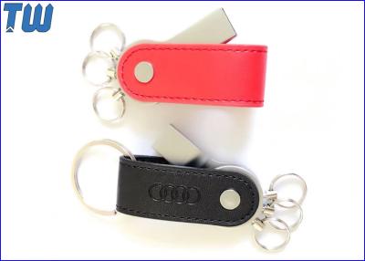 China Leather Keychain USB Drive Storage Personalized 4GB USB Memory Stick for sale