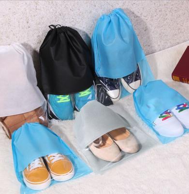 China 70gsm Bag New Design Portable Travel Nonwoven Pouch Non Woven Tote Drawstring Storage Bag for sale