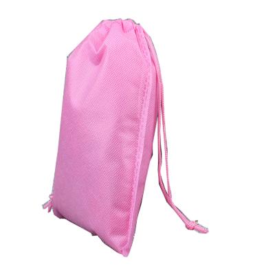 China High Quality Eco-friendly Custom Printed Small Gift Pouch Colorful Nonwoven Draw String Bag For Packaging for sale