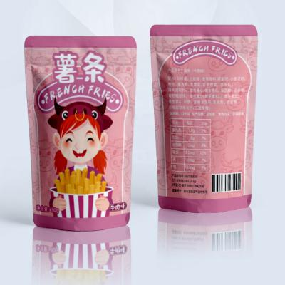 China Hot Selling Good Quality Digital Printing Food Grade Food Packaging Bag Zipper Lock Food Moisture Proof Plastic Pouch Stand Up Doypack for sale