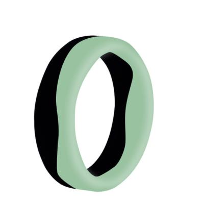 China Lightweight Yoga Ring Custom Silicone Wedding Ring Customized Size and Colorful Fitness Ring for sale