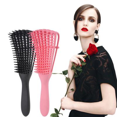 China Small New Scalp Massage Hair Comb Women Detangle Hair Brush Professional Anti-Bind Waterproof Knot Hair Brush Octopus Type Comb for sale