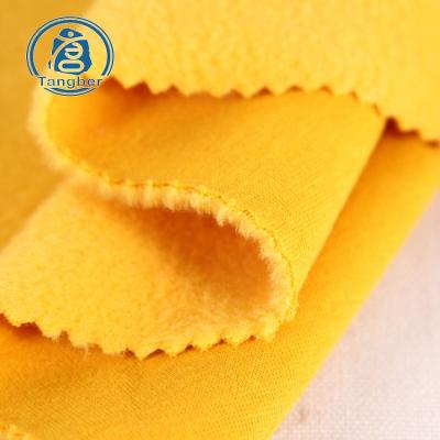 China Hot Selling Tear-Resistant Knit 100 Polyester One Side Brushed Terry Fleece Hoodie Fabric for sale