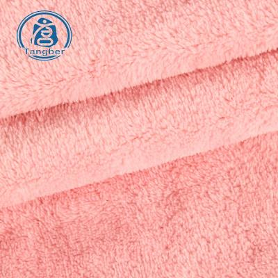 China 2019 Newest Products Antistatic Polyester Velvet Fabric 100% Coral Fleece Fabric for sale