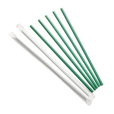 China Food grade eco friendly biodegradable drinking straw boba PLA disposable straw for sale