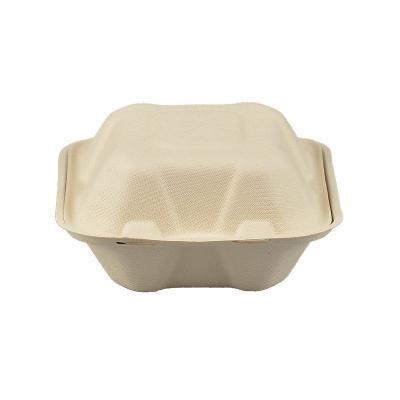 China Disposable Takeaway Food Container Lunch Packaging Box Biodegradable Disposable Tableware for sale