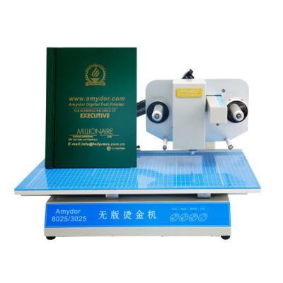 China Hotels Passport PVC Card Leather Foil Printing Machine For Menu for sale